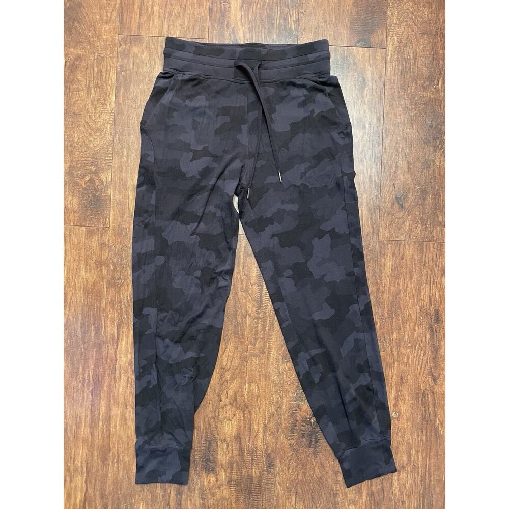 Lululemon Scuba High-Rise Jogger Fleece 28” Heritage 365 Camo Deep Coal Sz 6